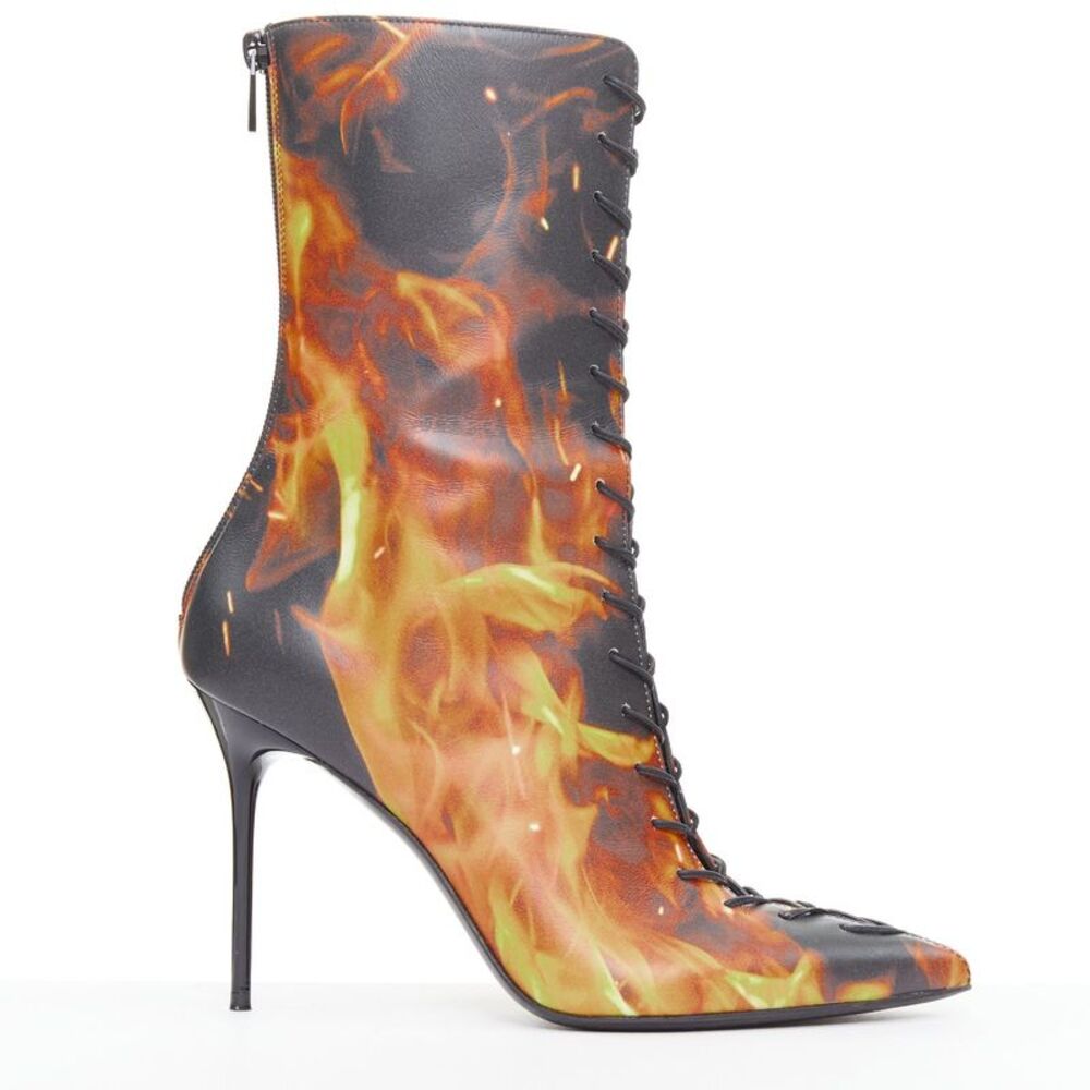 Balmain Uria Corset Lace Boots